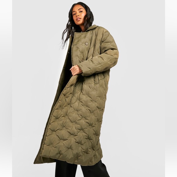 Quilted longline puffer - Picture 2 of 2